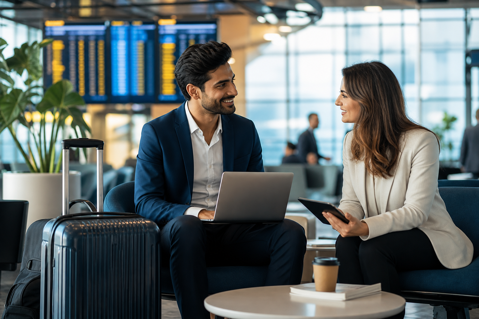 International candidate receiving relocation support