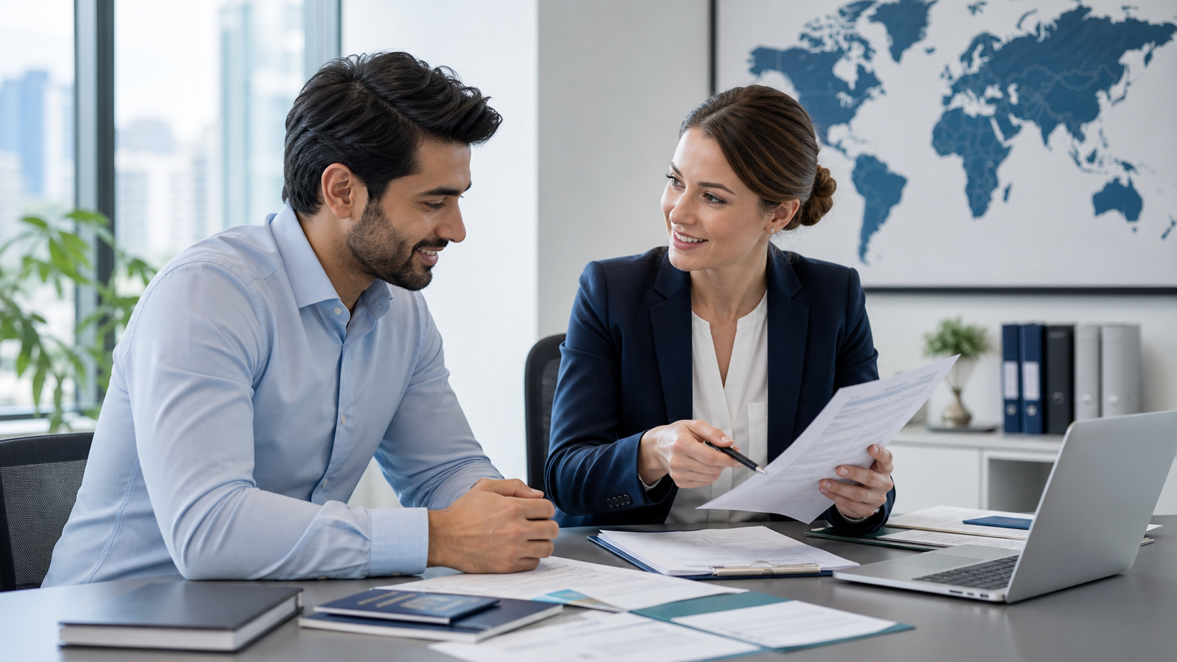 Documentation support for international recruitment